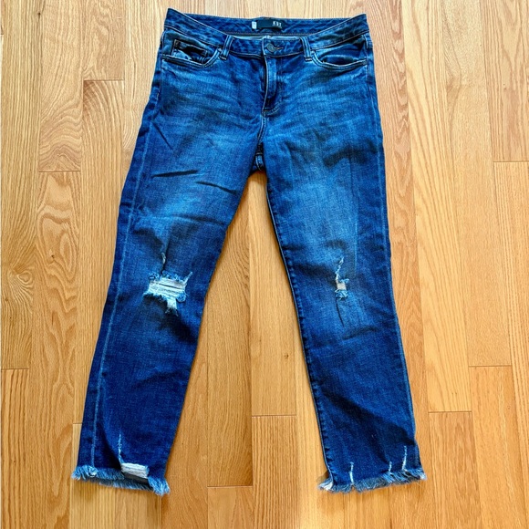 Kut from the Kloth Reese Ankle Straight Jeans—EUC—Size 8 - Picture 1 of 7